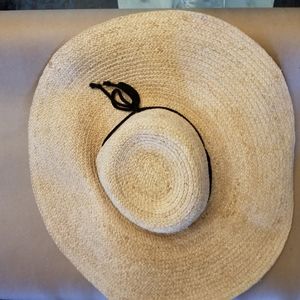 Eliza May Rose wide brim straw sun hat